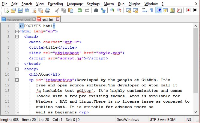 free html text editor mac